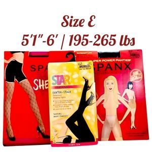 SPANX (3pr) Women's Shaping Tights - Black